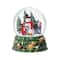 Glitzhome® 150mm Christmas Resin Lighted Musical Snowflakes Snowman Waterglobe